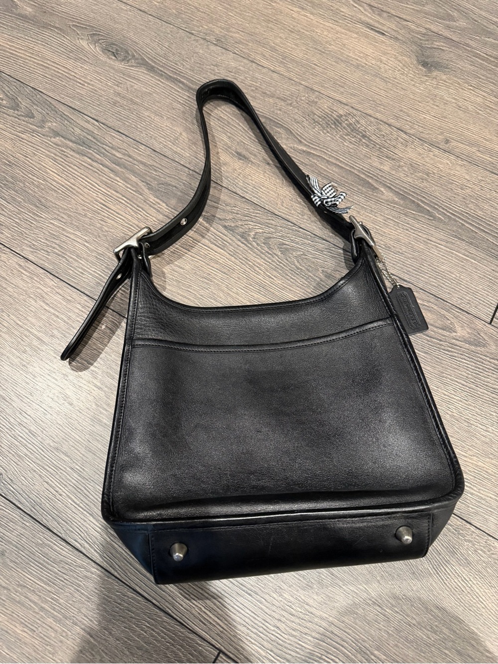 coach vintage legacy bag 9966 - black/silver
